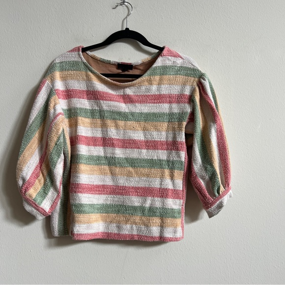 Anthropologie Current Air Abilene Striped Top - Picture 4 of 5